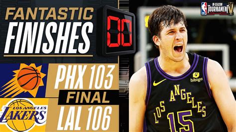 Final 4:14 WILD ENDING Suns vs Lakers .